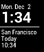 World Clock Card